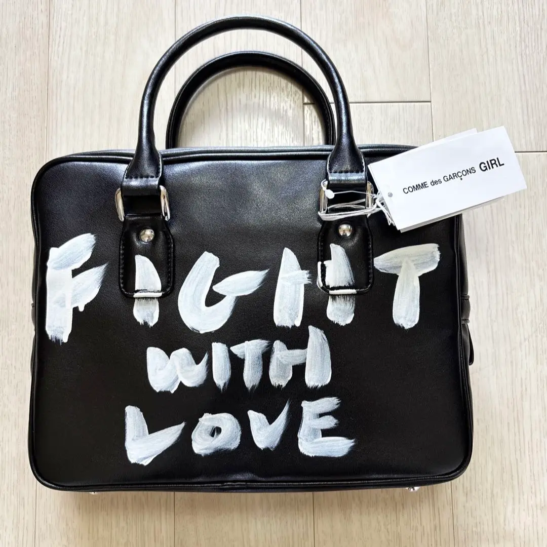 コムデギャルソンガール ハンドペイントバッグ ジュンヤ 中古・古着通販】COMME des GARCONS GIRL (コムデギャルソン