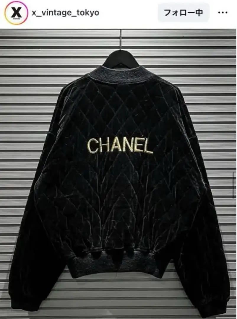 CHANEL ヴィンテージスタジアムジャケット CHANEL ヴィンテージスタジアムジャケット - メルカリ