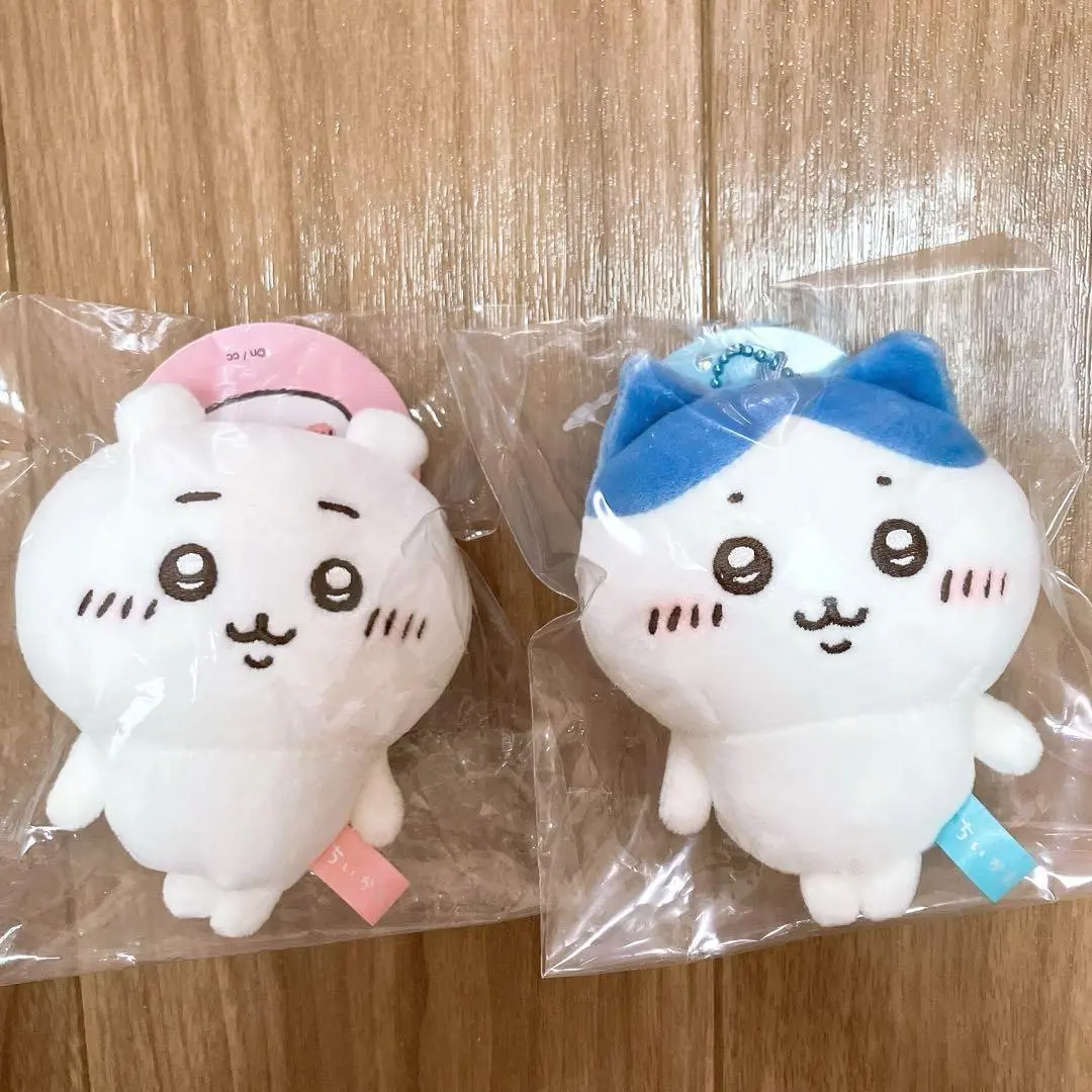 毛茸茸迷你吉祥物 ちいかわ 小八貓 套裝 玩偶 的縮圖