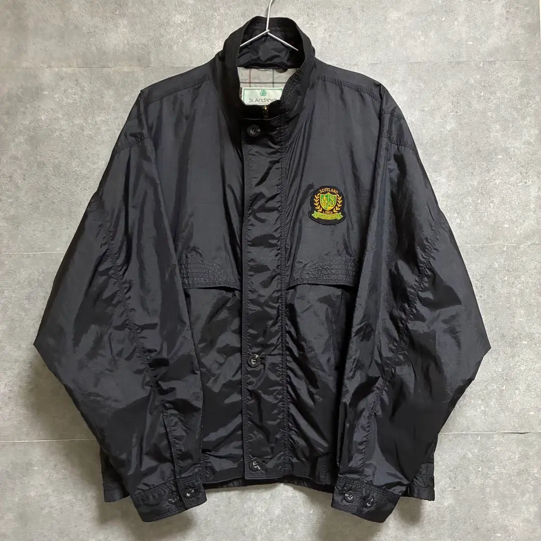 【新品未使用】 St.ANDREWS セントアンドリュース ナイロン ジャケット ST ANDREWS セントアンドリュース 裏地付 ナイロン ジップ