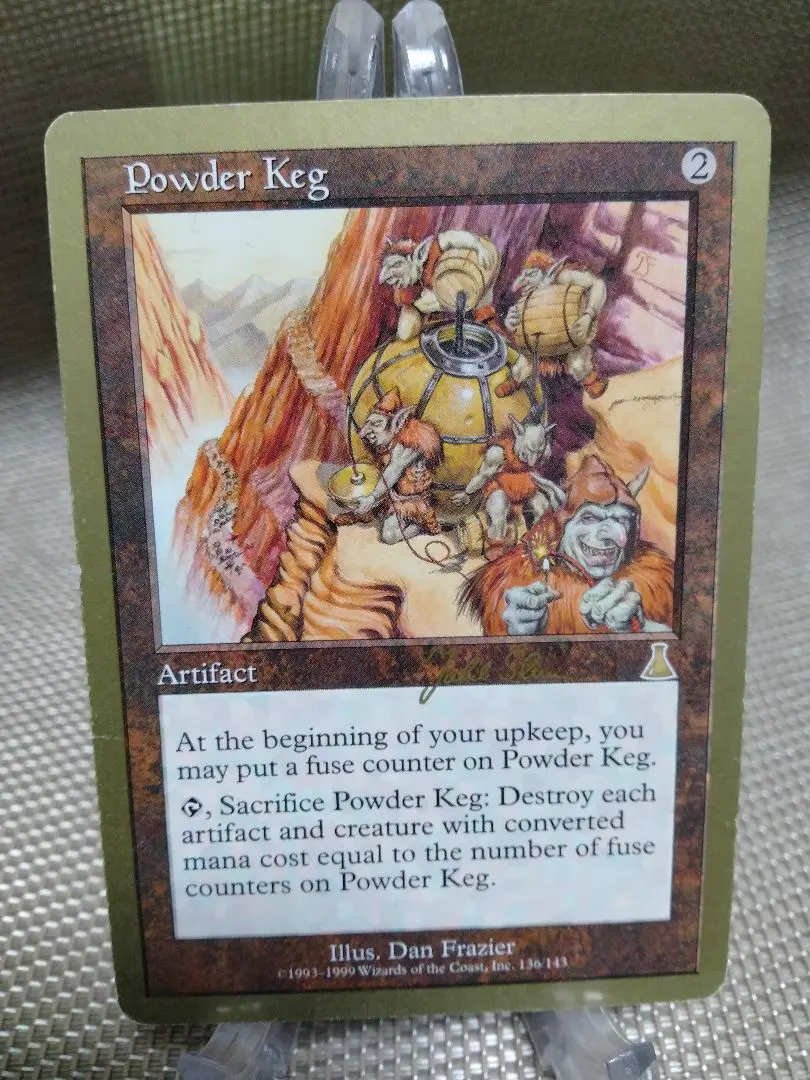 【未開封レア】火薬樽 プロモ foil Powder keg 火薬樽 Powder Keg マジック：ザ・ギャザリング - メルカリ
