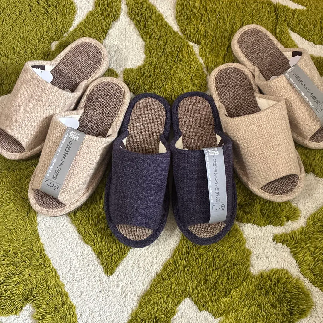 彩色客廳拖鞋 M 組合 的縮圖