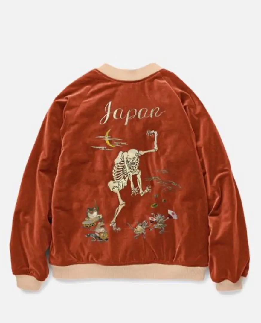 RADIALL ラディアル スカジャン 別珍 刺繍 希少XLサイズ RADIALL スーベニアジャケット リバーシブルスカジャン 別珍