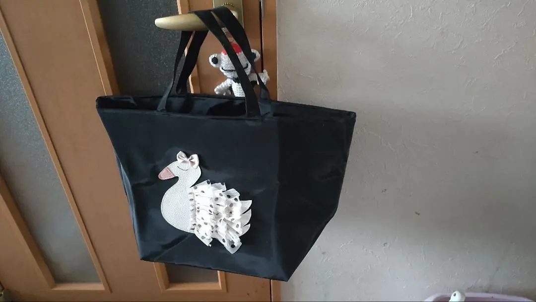 お値下げ　美品　mimi フリフリツイードトートバッグ スペシャルバージョンのフリフリトート💞 #フリフリトート