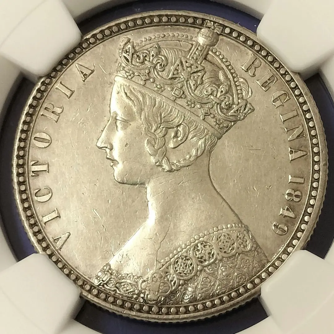 JCC | ジャパンコインキャビネット / イギリス 1849年 銀貨 ヴィクトリア ゴッドレスフローリン NGC MS62