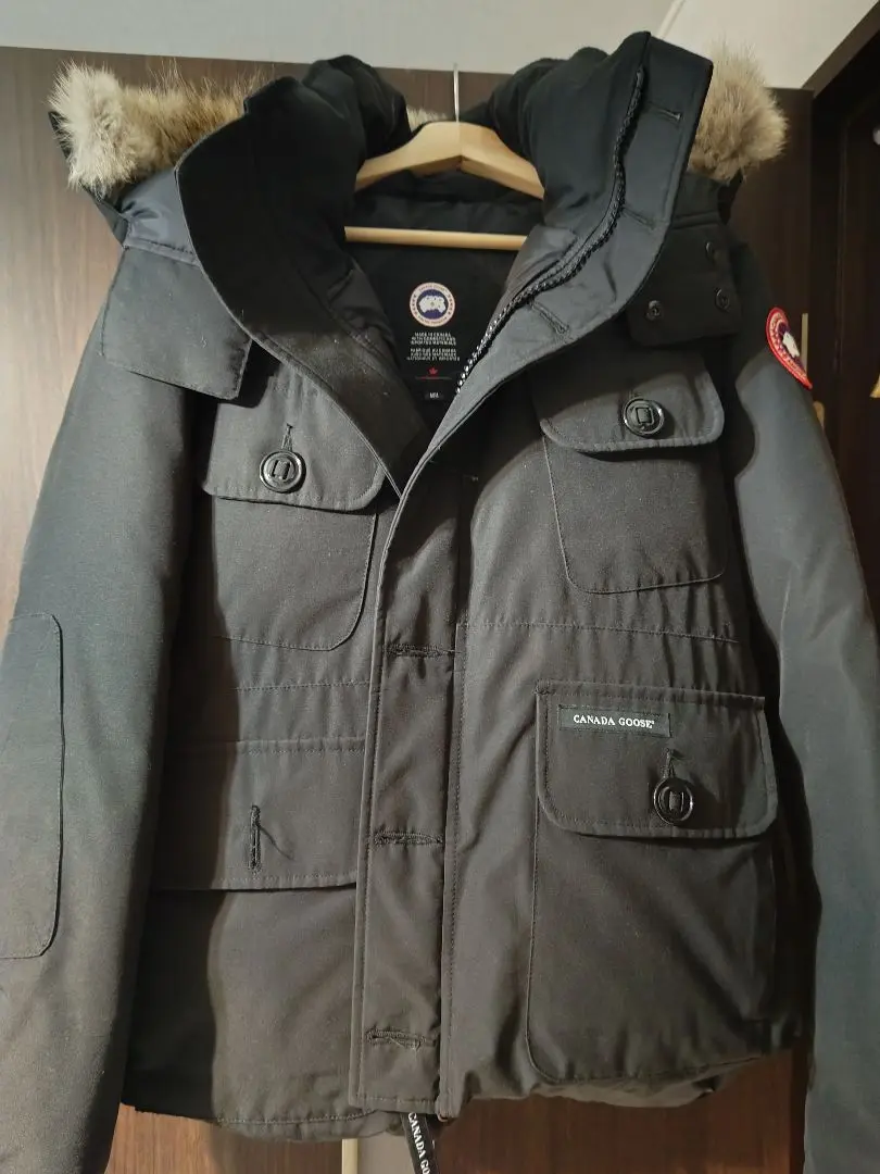 カナダグース ダウンジャケット CA01201 ブラック M CANADA GOOSE カナダグース CA01201 kamloops カムループス