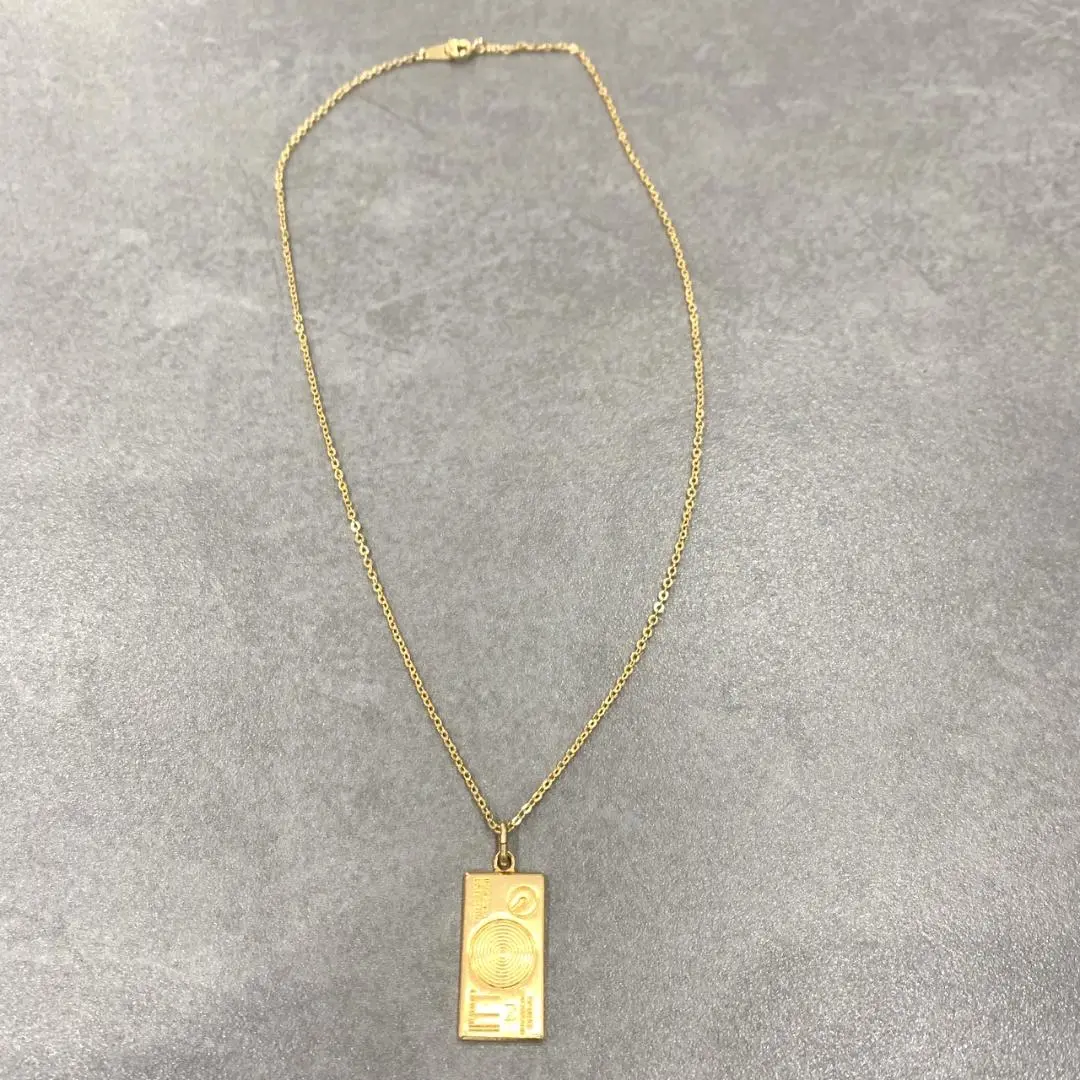 dunhill　ダンヒル　ゴールド　ネックレス　ロゴ　ヴィンテージ　シンプル ヴィンテージ dunhill ダンヒル ゴールド ネックレス ロゴ