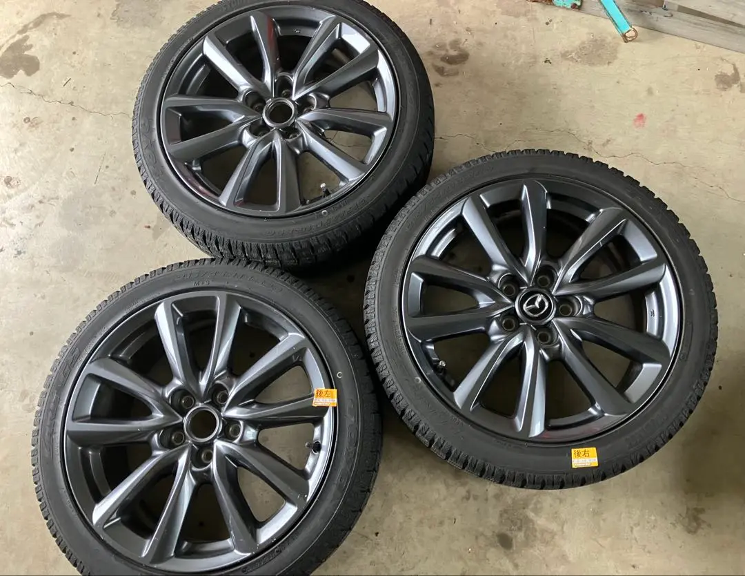 マツダ3 純正 スタッドレスタイヤ・ホイールセット 中古3本　215/45R18 2025年最新】mazda3 純正ホイール 18インチの人気アイテム