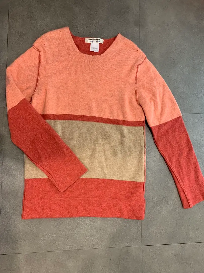 Thumbnail of Comme des Garçons Design Knit Sweater Salmon Pink S