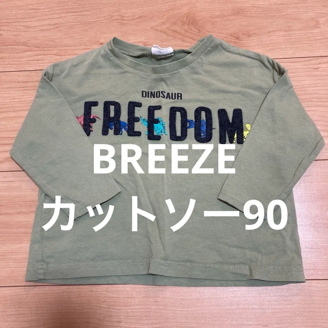 Thumbnail of BREEZE Dinosaur Long Sleeve Cut and Sew 90