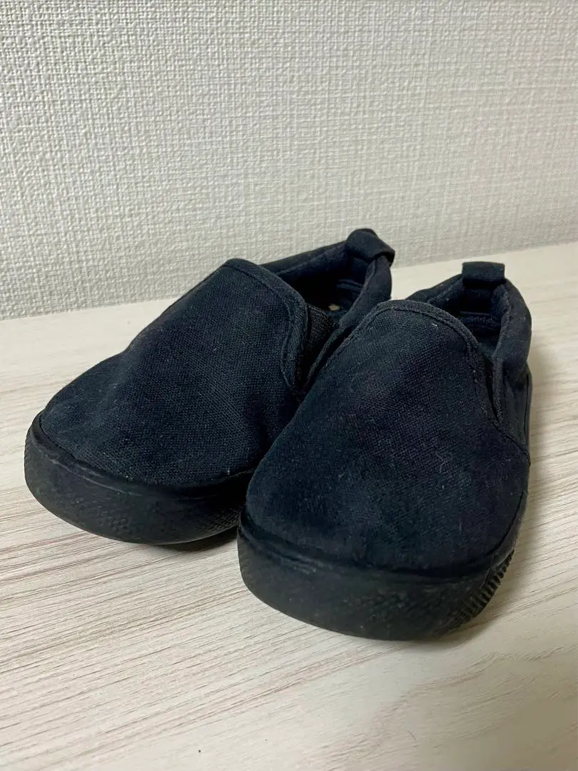 Thumbnail of Ampersand Black Slip-ons 14.5cm