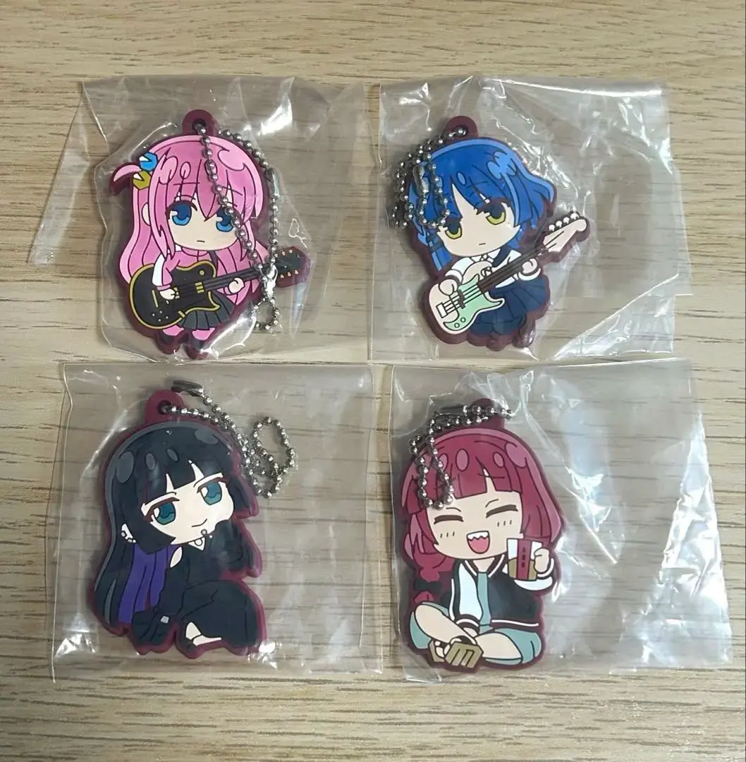 Thumbnail of Bocchi the Rock! Rubber Mascot - Hitori, Ryo, PA, Kikuri - Set of 5