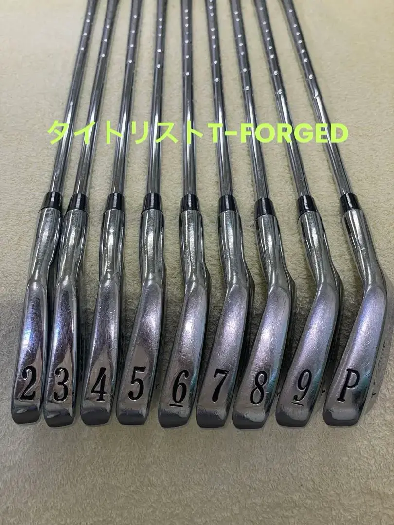 タイトリスト　Forever SHIN ARIGAアイアンセット ビンテージ 2025年最新】Titleist セット本数：9本 アイアンセットの人気