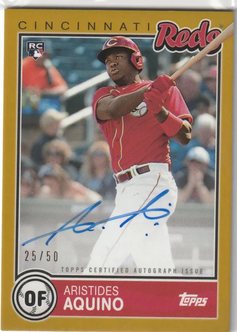 Aristides Aquino Topps Inception 直筆サイン 2025年最新】アリスティデスアキーノの人気アイテム - メルカリ