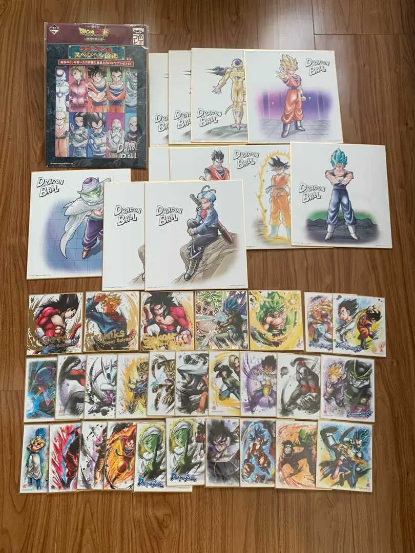 ドラゴンボール - ドラゴンボール１番くじラストワン色紙2枚セット(新品未使用) ドラゴンボール一番くじラストワン賞色紙、SDBH赤箔仮面、黒仮面