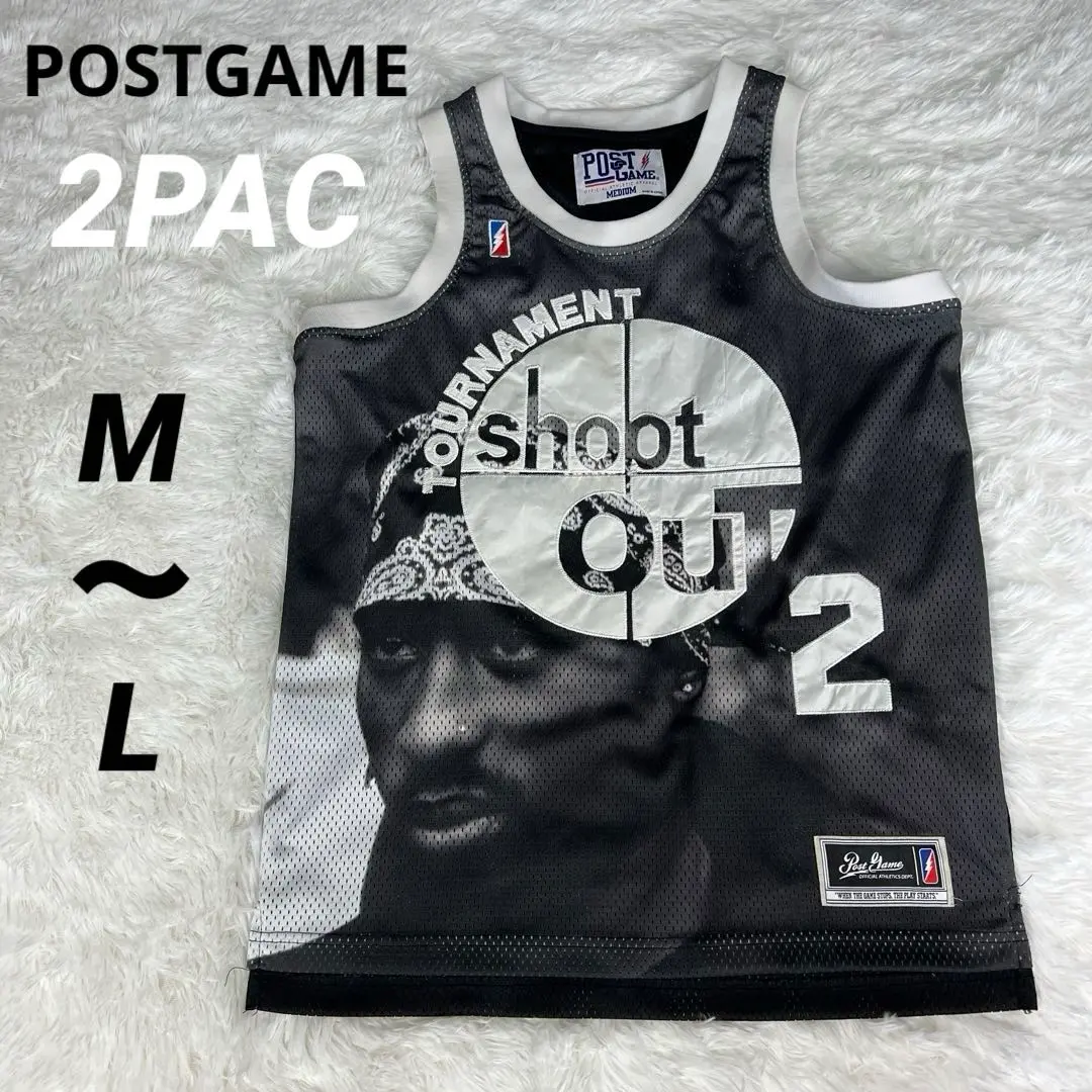偉大な POSTGAME 2pac 2パックバスケットボールジャージMサイズ トップス