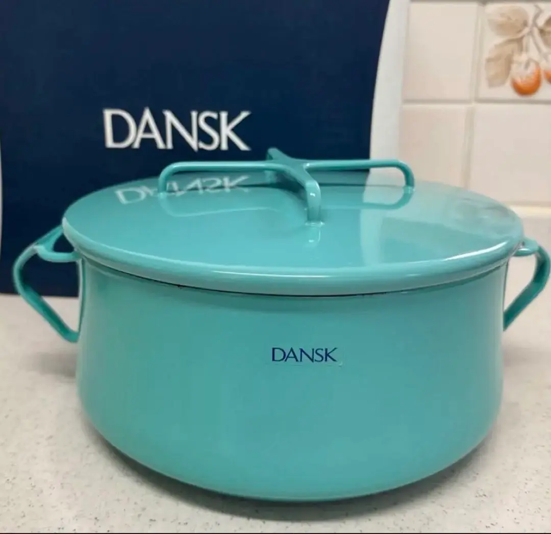 ○新品未使用品○DANSK コペンスタイル ターコイズ 水色 18cm