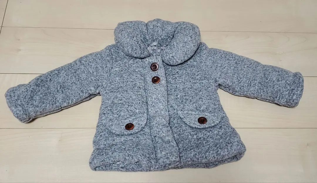 Thumbnail of Gray button-up jacket, size 90