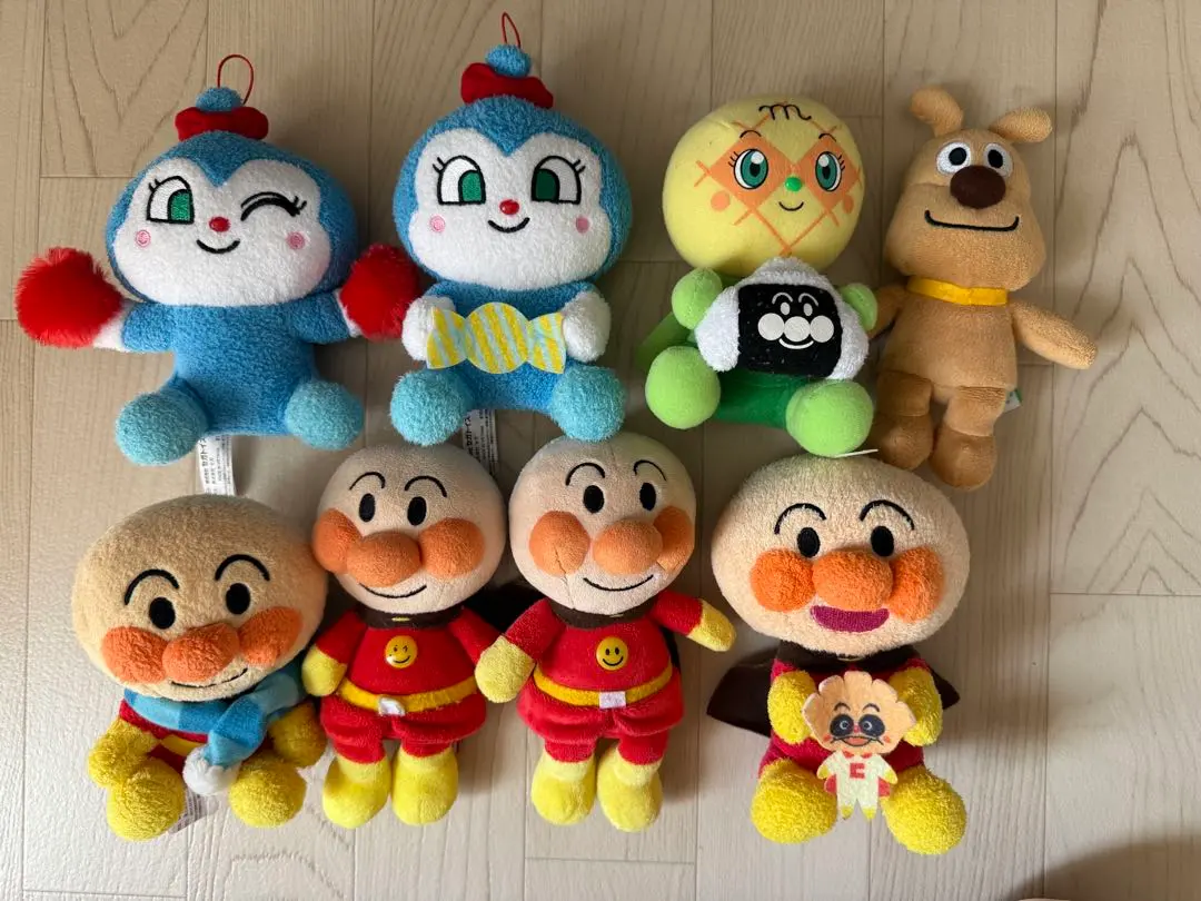 Thumbnail of Anpanman Plush Toy 8-Piece Set