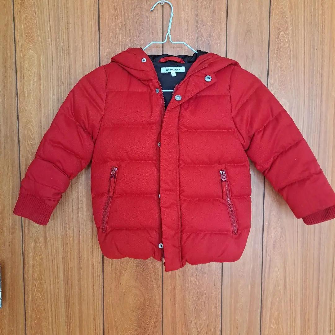 Thumbnail of GLOBAL WORK Red Down Jacket, Size M (100-110)
