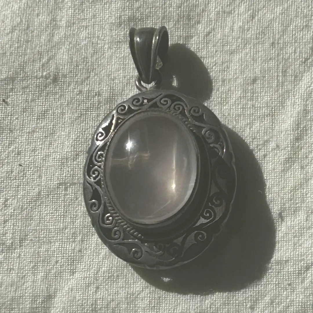 Thumbnail of 925 Silver Rose Quartz. Please make an offer if you'd like to negotiate the price.