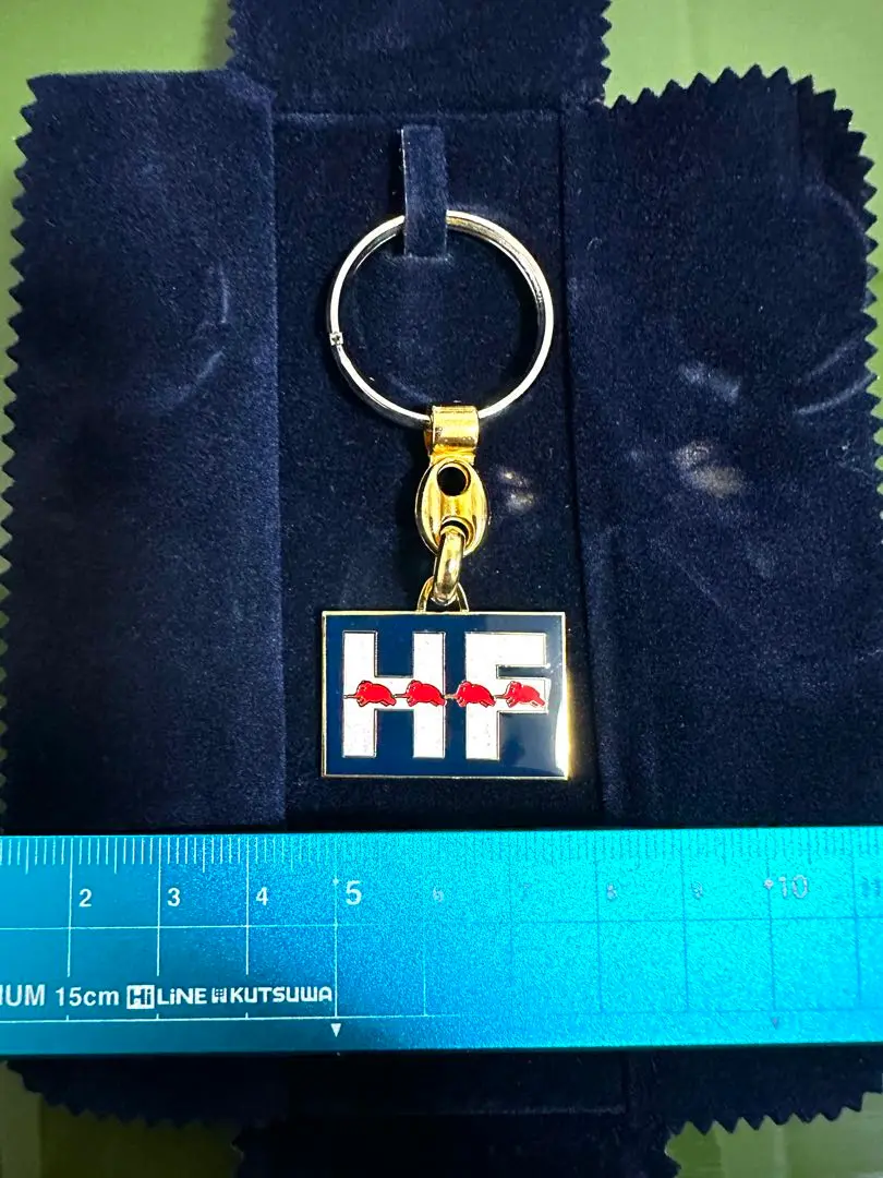 希少！入手困難！　ランチア　HFロゴ　キーホルダー 希少！入手困難！ランチアHFロゴキーホルダー