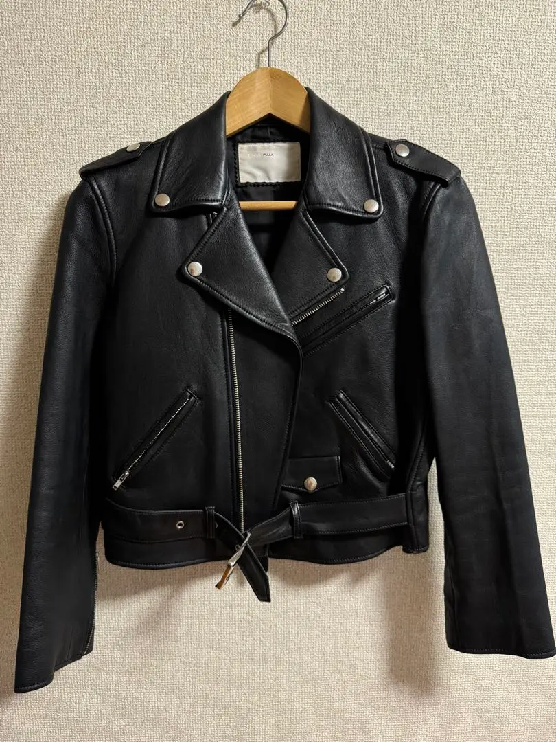 トーガプルラ✨定価12万　レザージャケット　ライダース　羊革　リアルレザー　本革 トーガプルラ✨定価12万 レザージャケット ライダース 羊革