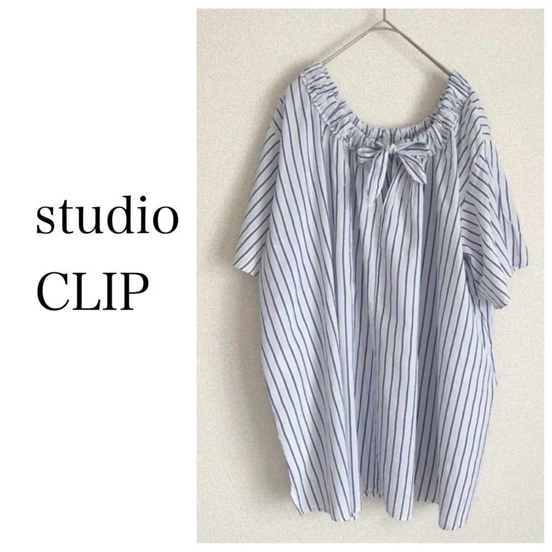 Thumbnail of studioclip Cut and Sewn Studio Clip Short Sleeve 2-way Ribbon