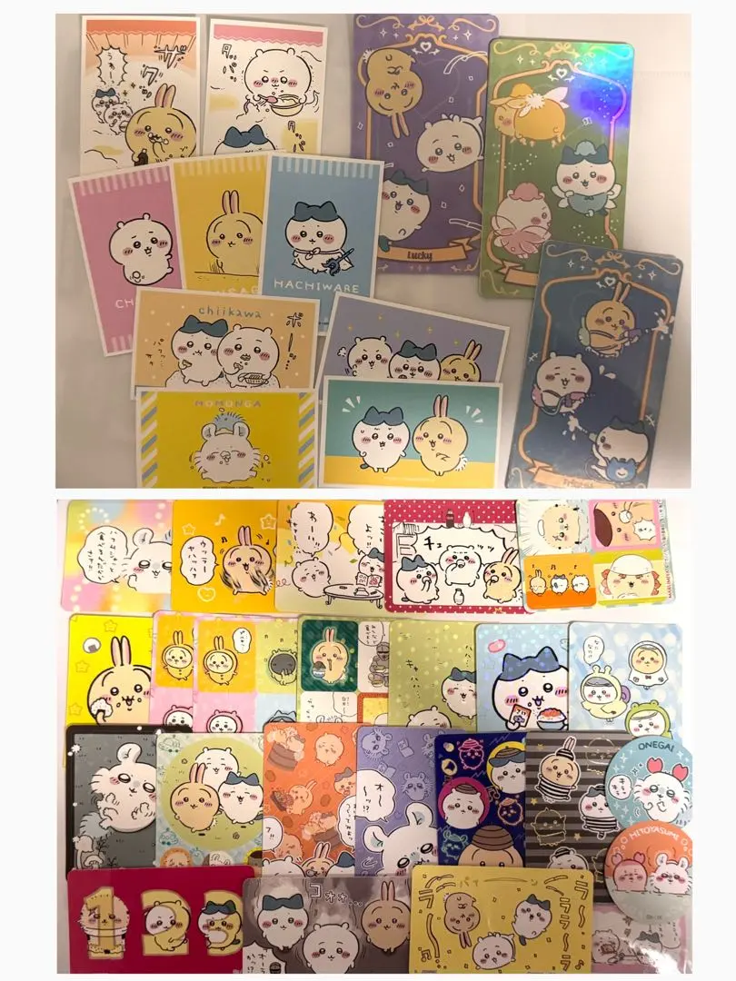 Thumbnail of Chikawa cards, stickers, seals, Usagi, Hachiware, Tarot, Momonga