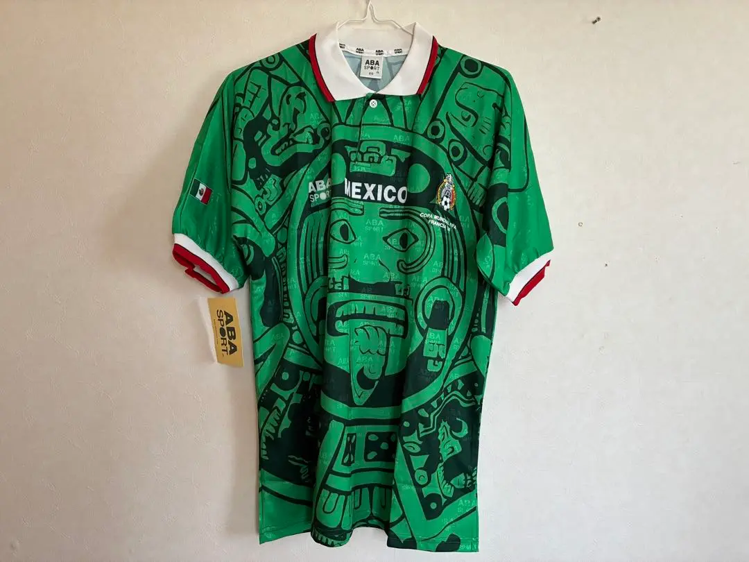 メキシコ代表 1998 ABA Sport ホーム半袖 ユニフォーム 復刻版