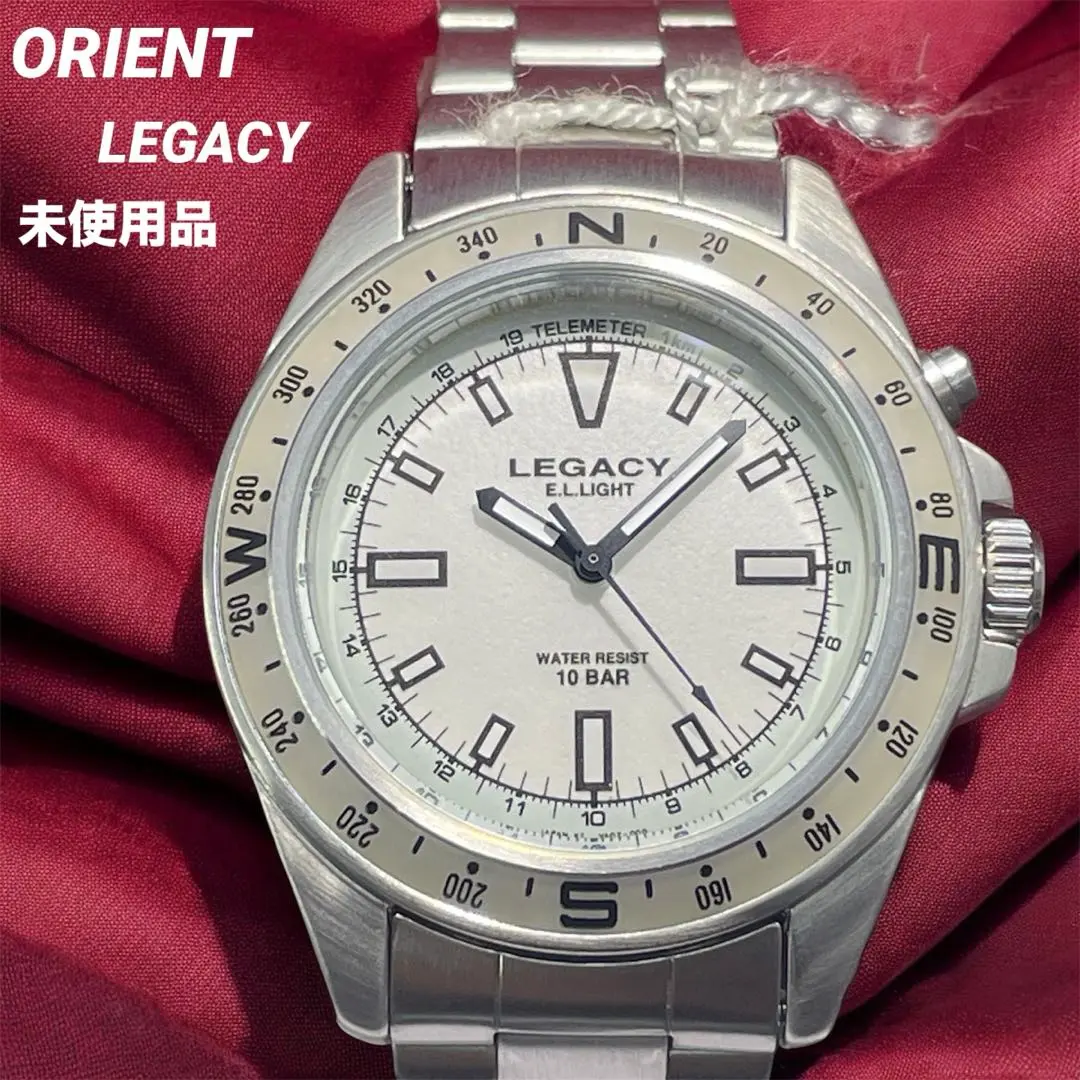 美品　ORIENT オリエント LEGACY レガシー　チタンケース　ミリタリー 美品 ORIENT オリエント LEGACY レガシー チタンケース