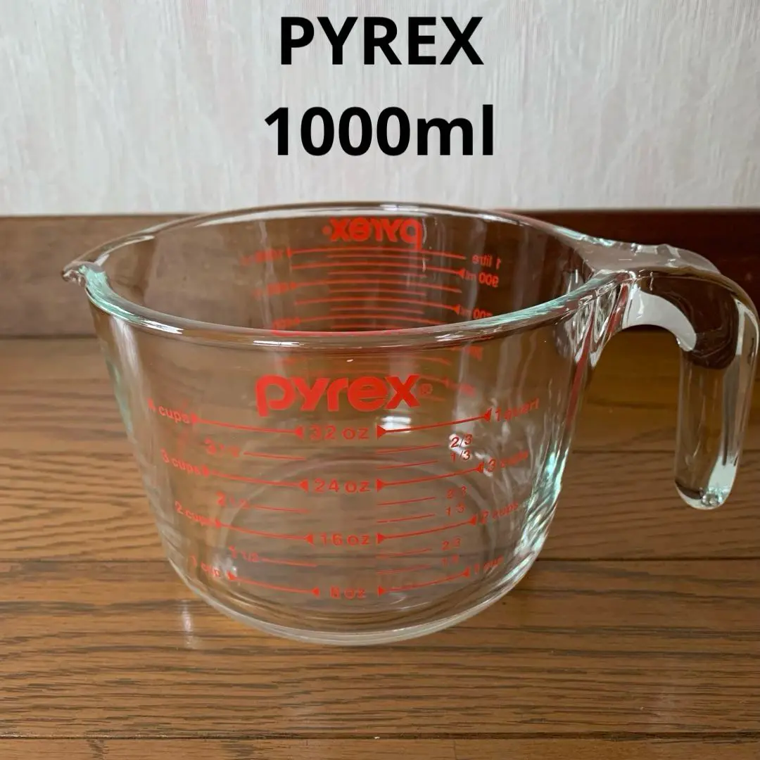デッドストック 旧ロゴ パイレックス 計量カップ 1L 未使用 ビンテージ 2025年最新】パイレックス 計量カップ 1lの人気アイテム - メルカリ
