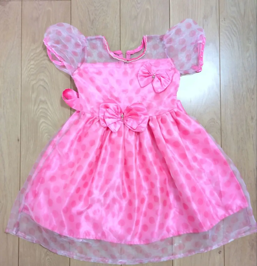 米妮風粉色洋裝 110碼 萬聖節活動 的縮圖