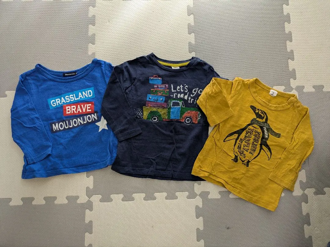 Thumbnail of T-shirt set of 3, including Moujonjon, size 80-90