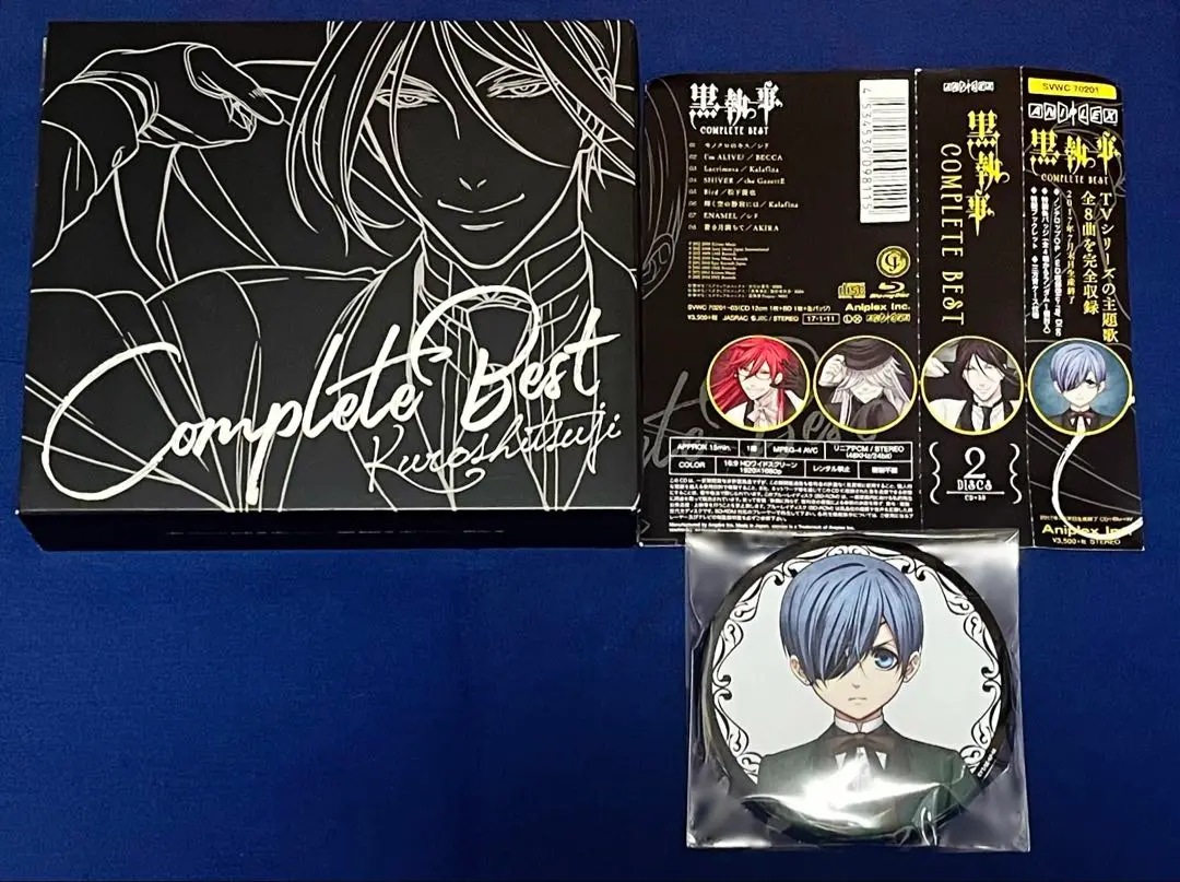 黒執事 シエル COMPLETE BEST (期間生産限定盤) 缶バッジ本物