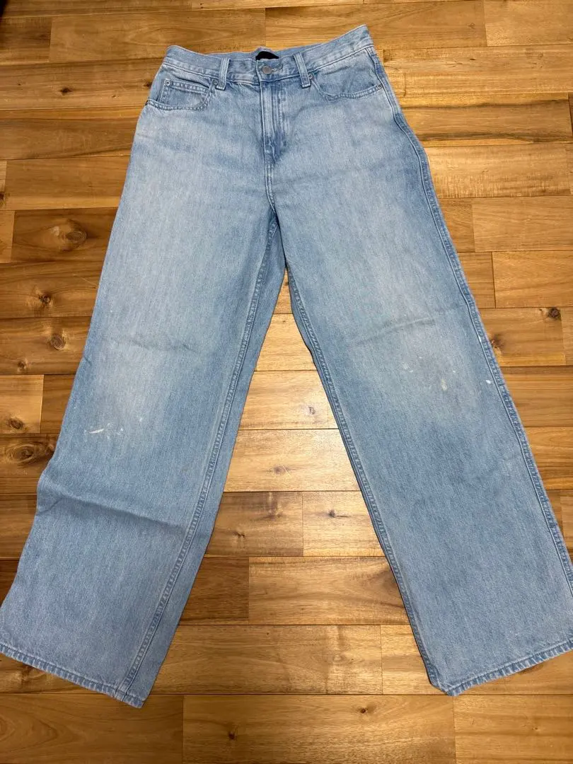 Thumbnail of UNIQLO Baggy Jeans, Light Blue