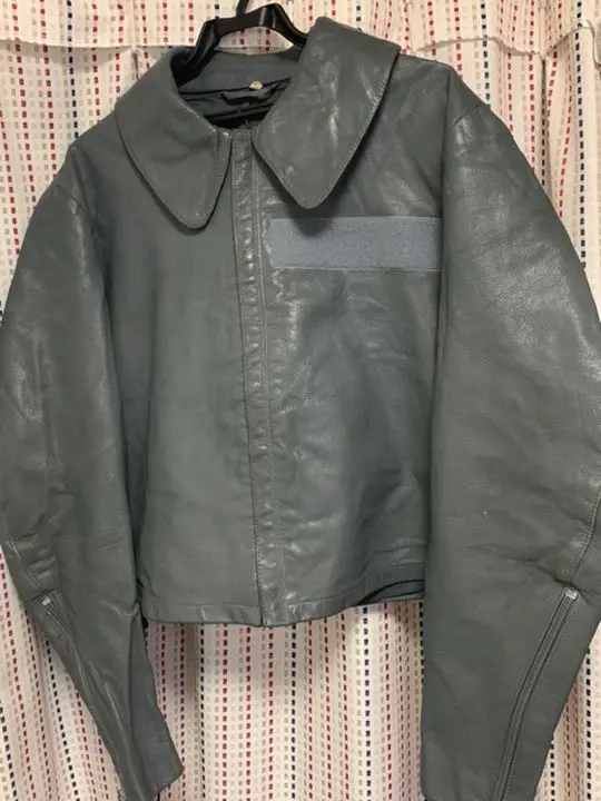 70s80s ビンテージ ミリタリー ドイツ軍 レザージャケットサブマリンJKT ドイツ軍 サブマリンレザージャケット 軍放出品 ミリタリー