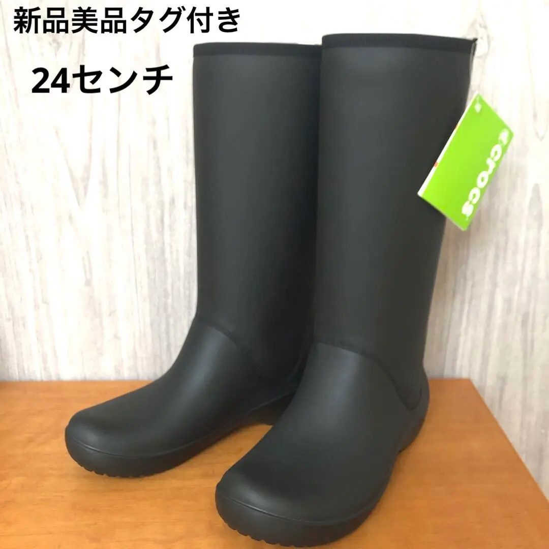 クロックス rainfloe boot W 24cm/ W8☆ タグ付 新品 2025年最新】クロックス crocs RainFloeの人気アイテム - メルカリ