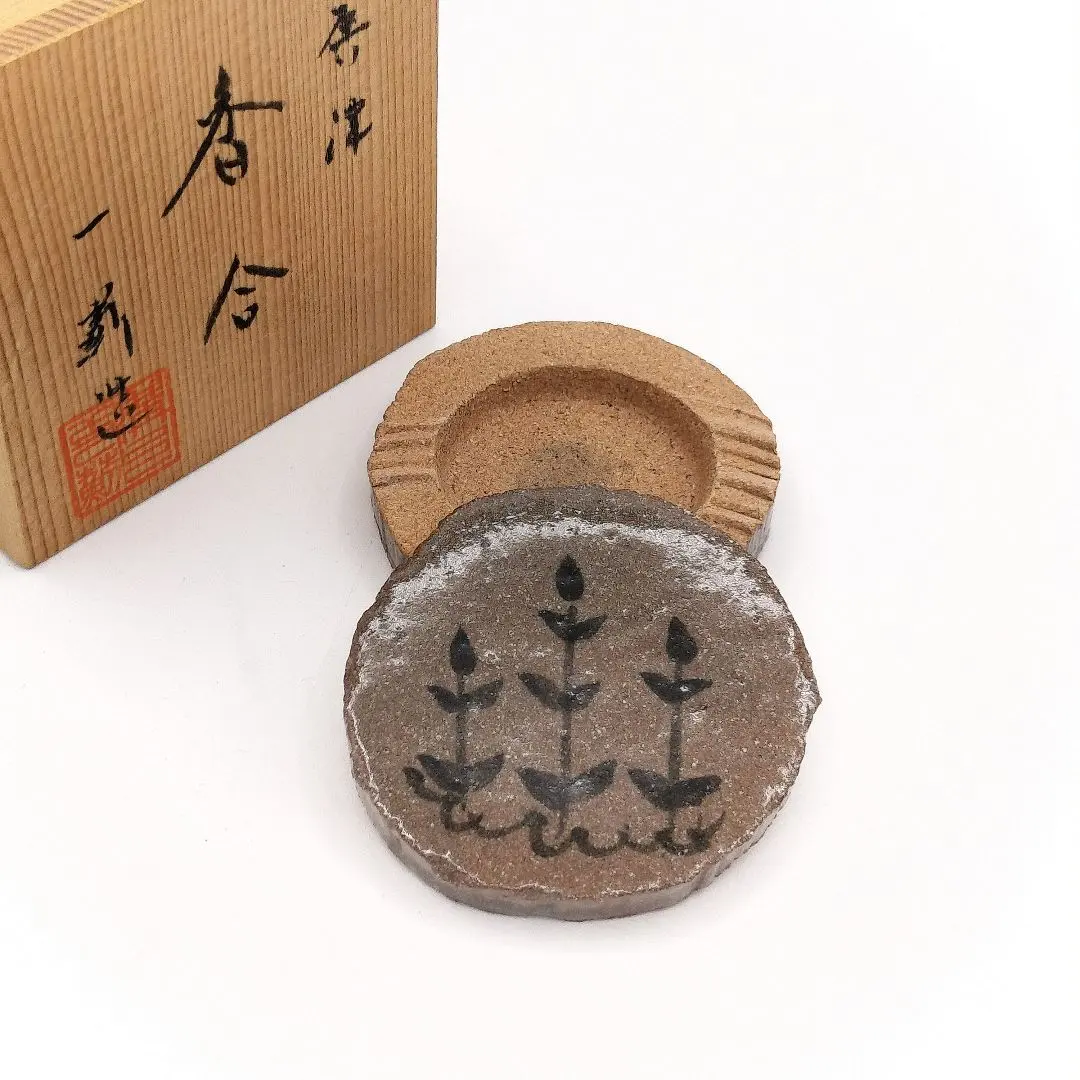 Thumbnail of 923 Incense container Karatsu Mizogami Ichii Tea utensils Tea ceremony