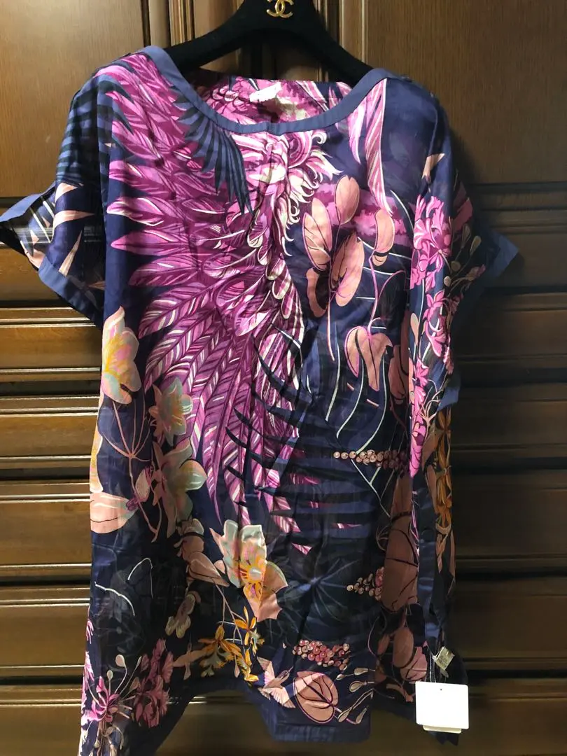 極美品❢HERMES　エルメス　チュニック　SILK100%　トップス 極美品❢HERMES エルメス チュニック SILK100% トップス - メルカリ