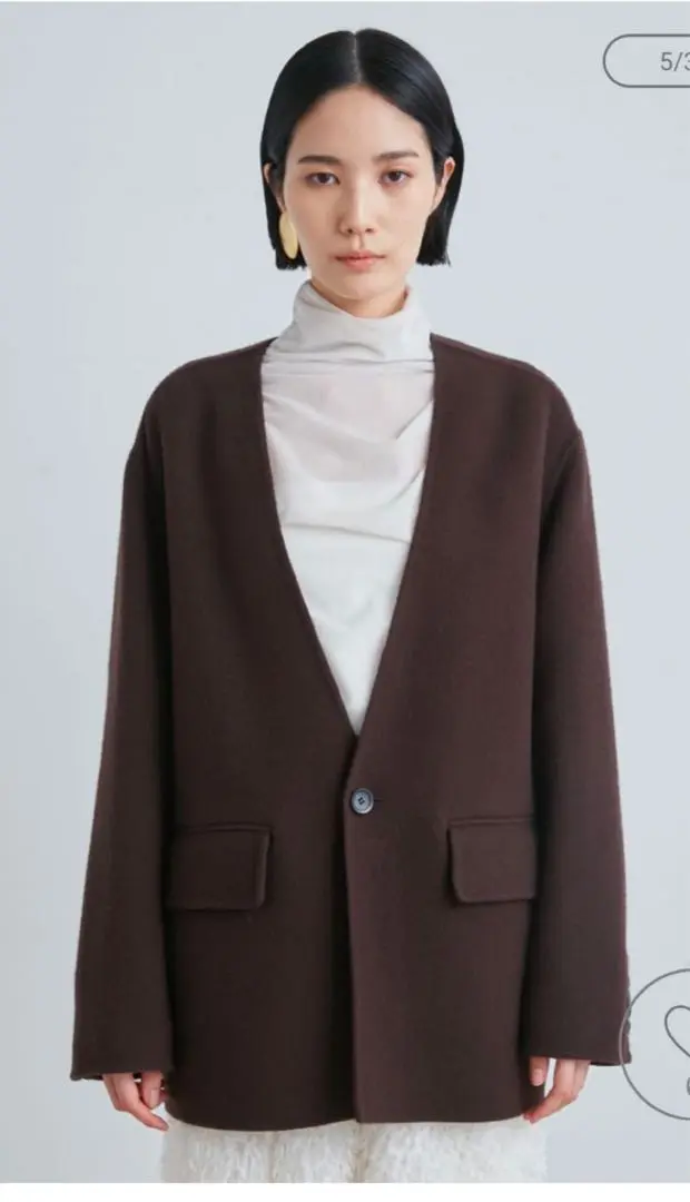【美品】ミースロエ　ノーカラーニットジャケット　専用商品 ノーカラージャケット｜MIESROHE（ミースロエ）公式サイト