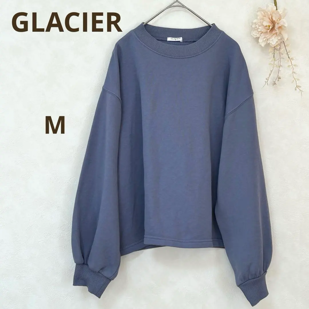 Thumbnail of GLACIER Sweatshirt Long Sleeve Sweatshirt Casual Blue Cotton