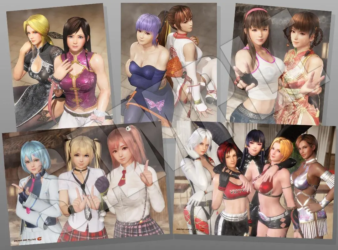 B2エクストリームお風呂ポスター 全9種セット DEAD OR ALIVE GAMECITYオンラインショッピング：DEAD OR ALIVE Xtreme Venus