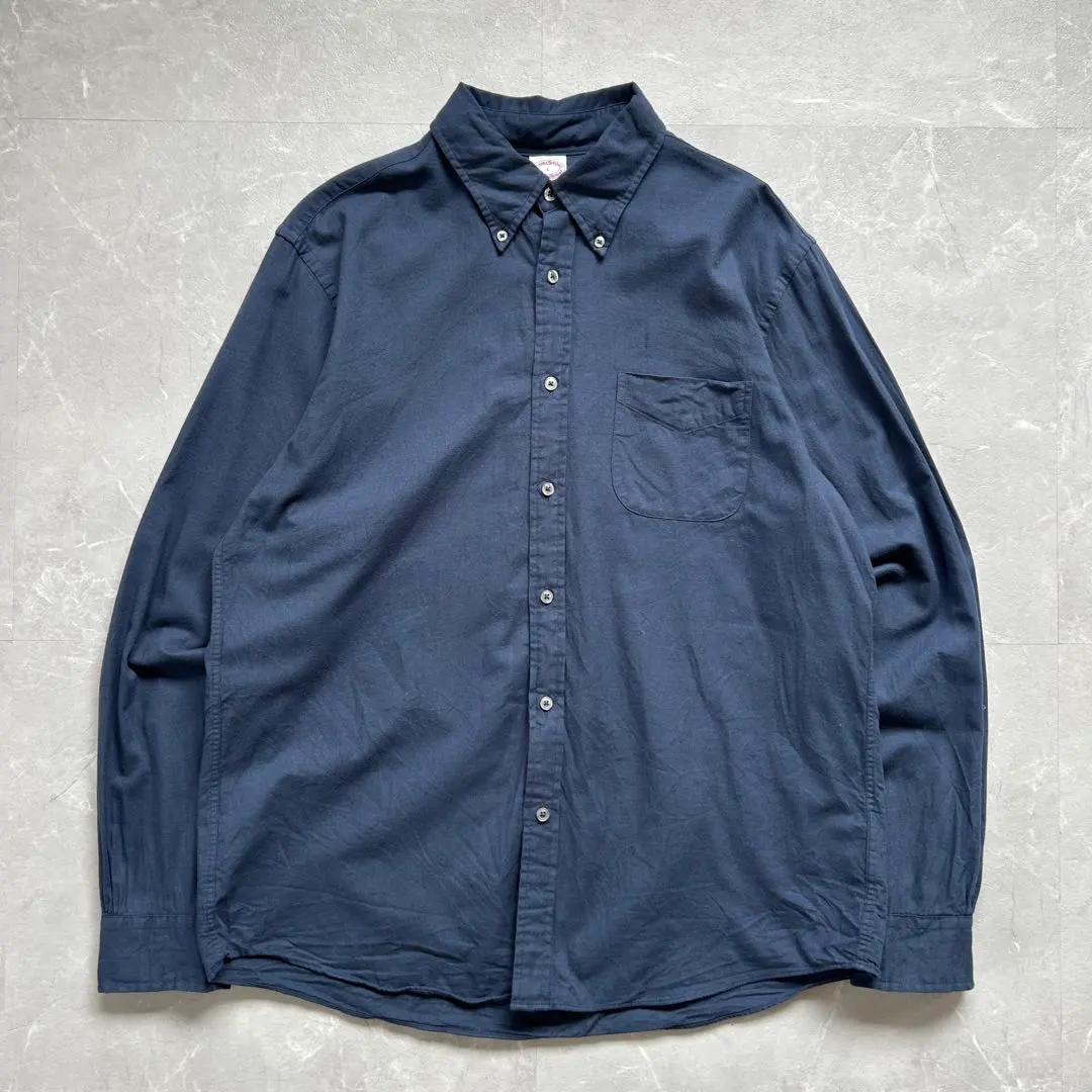 Thumbnail of Brooks Brothers Long Sleeve Oxford Shirt, Navy, Current Tag