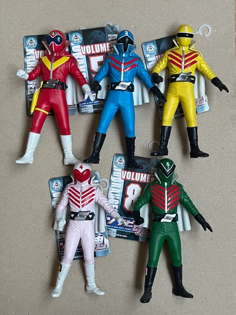 ソフビ魂 ゴレンジャー 5体セット