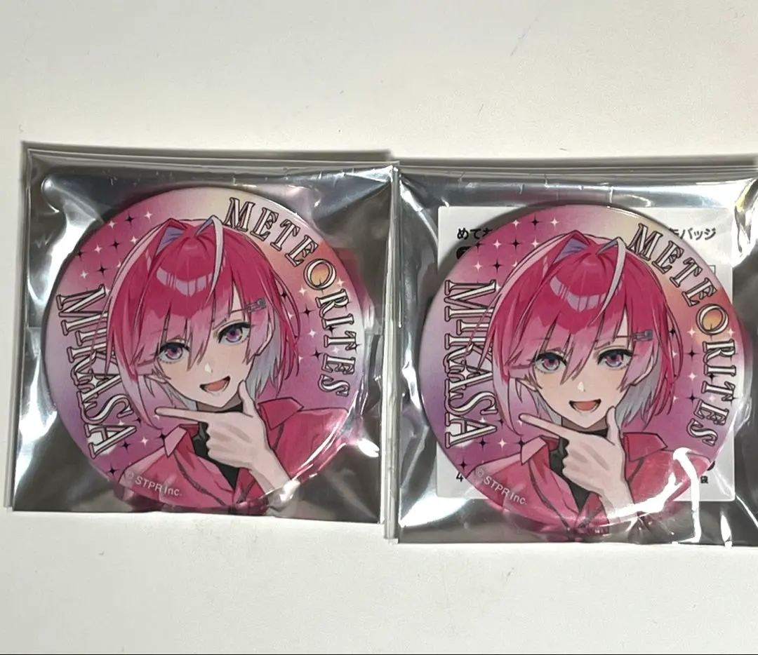 Thumbnail of meteora FIRST_1MPACT Can Badge Mikasa-kun 2-piece set