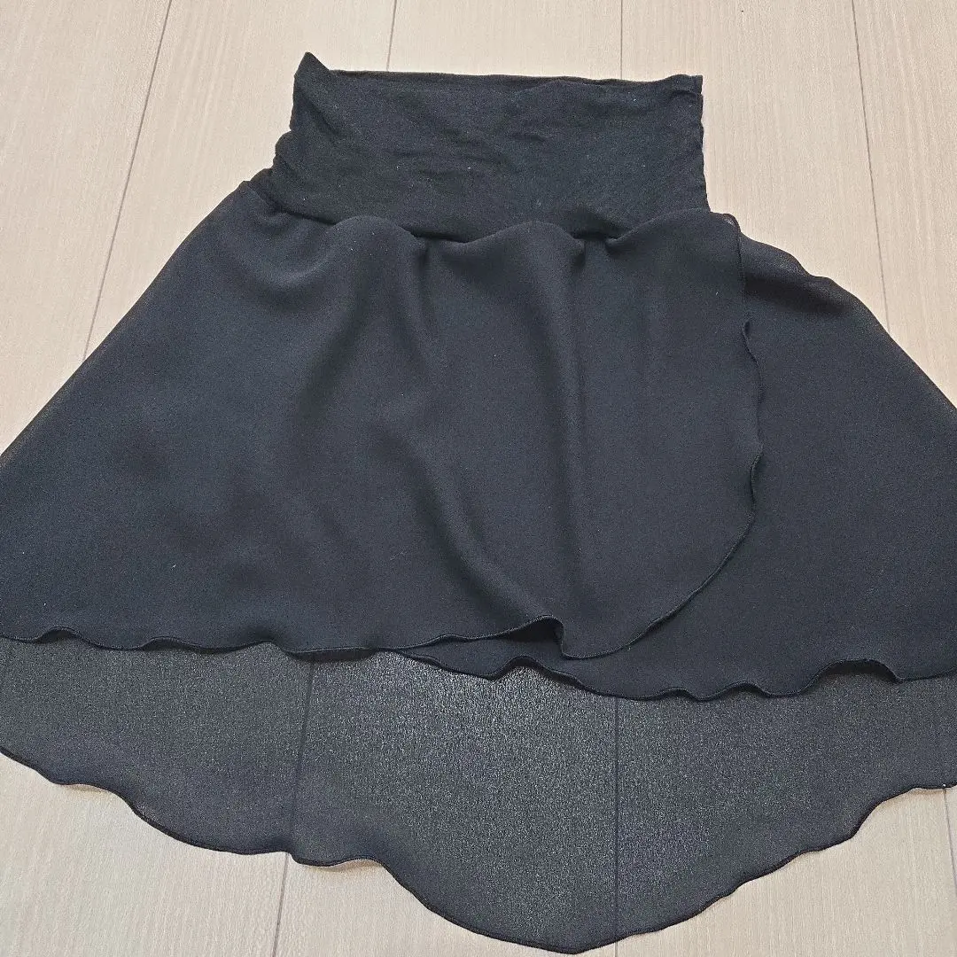 Hanna バレエスカート 忙しい 2枚重ね半円スカート - バレエ