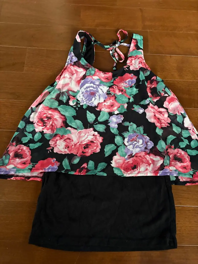 Thumbnail of Floral print tank top ♡