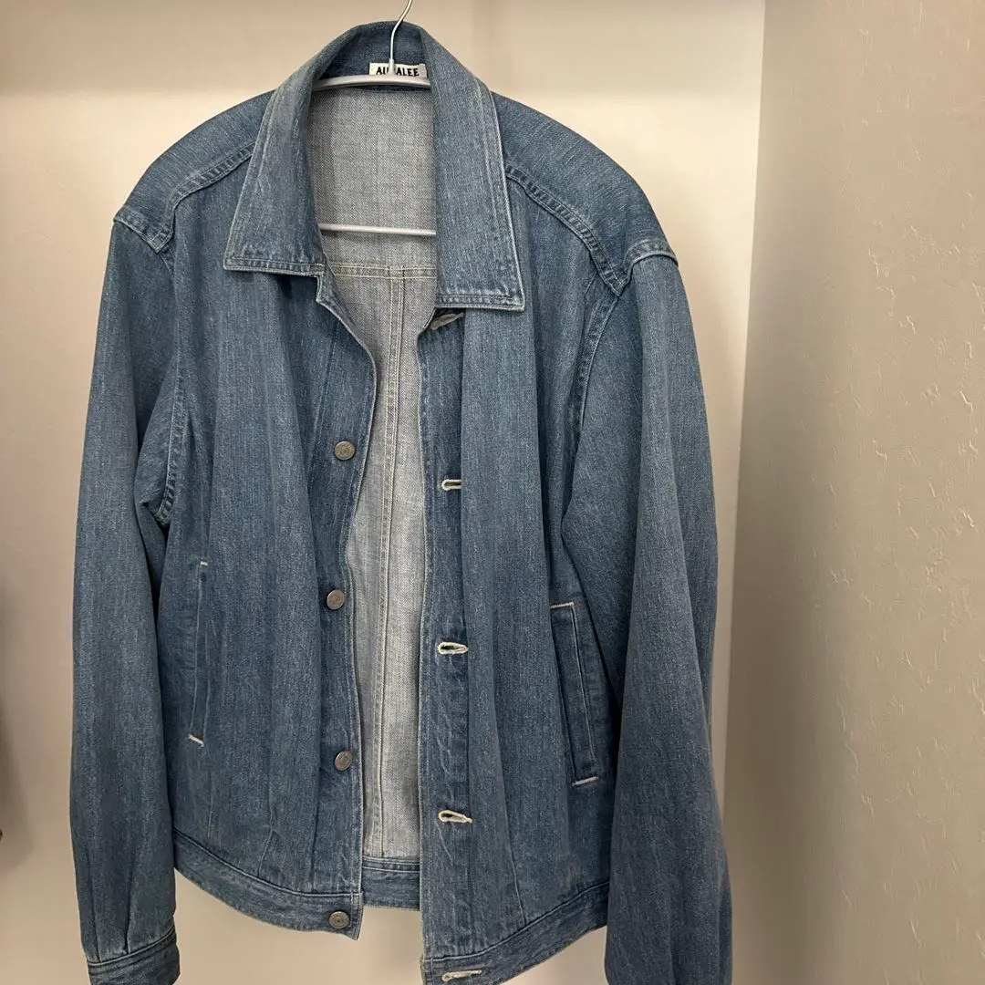 完売25ss SELVEDGE FADED LIGHT DENIMBLOUSON SELVEDGE FADED LIGHT DENIM BLOUSON 25ss
