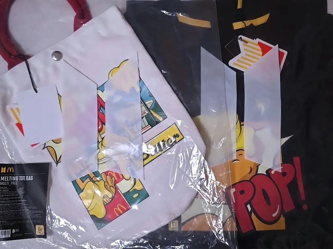 BTS x McD SAUCY TOTE BAG マック マクド トートバッグ